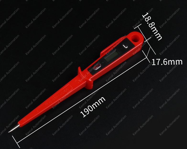 Red cap digital display electric pen 100-250V
