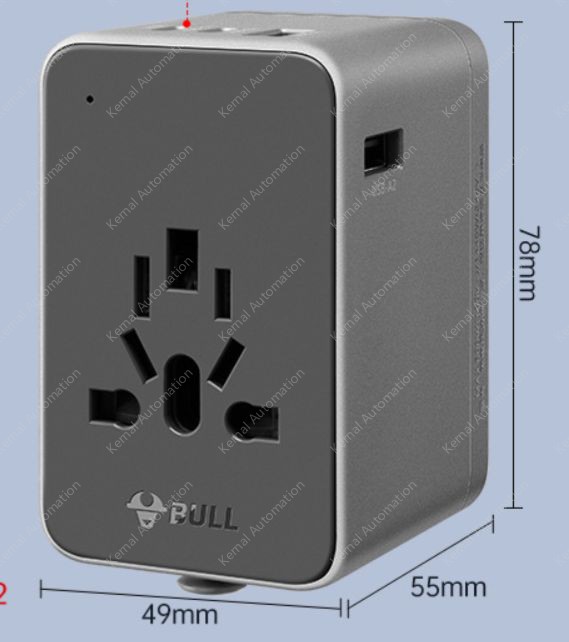 67W fast charging L10U67 Multi-Country Travel Transfer-Space Gray